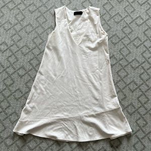 HATCH maternity Luncheon Dress in white ponte. Size P.